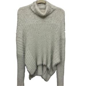NWOT Etophe Studios Grey Turtleneck Sweater Size S/M